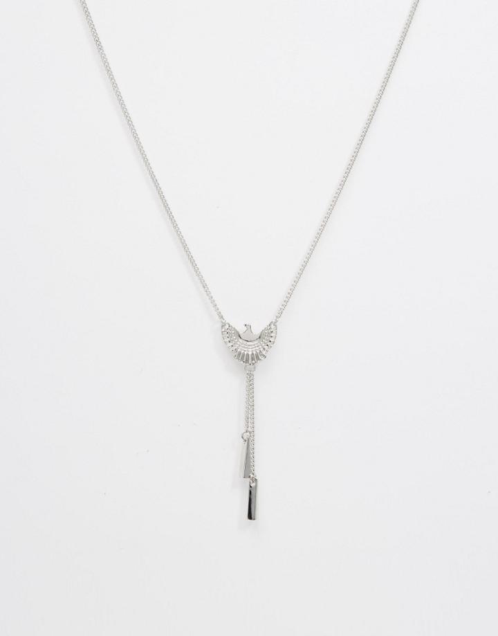 Asos Eagle Necklace - Silver