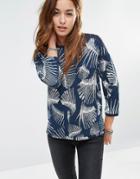 G-star Fishbone Print Sweatshirt - Blue