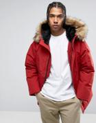 Carhartt Wip Anchorage Parka In Red - Red