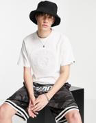 Aape By A Bathing Ape Emboss Effect T-shirt In White