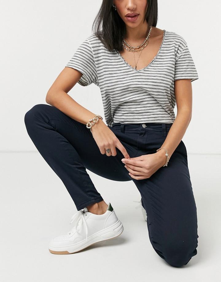 Selected Chino Pants In Blue-blues