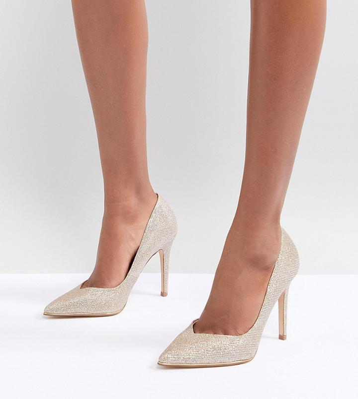 Lipsy Metallic Pumps - Gold