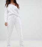 Asos Petite Lounge Jogger - White