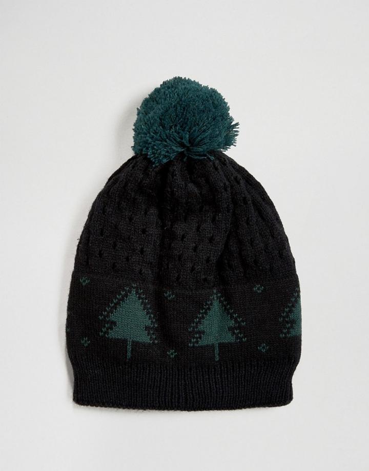 7x Holidays Holidays Tree Beanie - Black