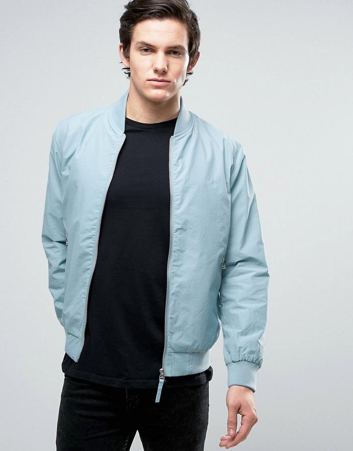 Jack & Jones Originals Bomber Jacket - Blue