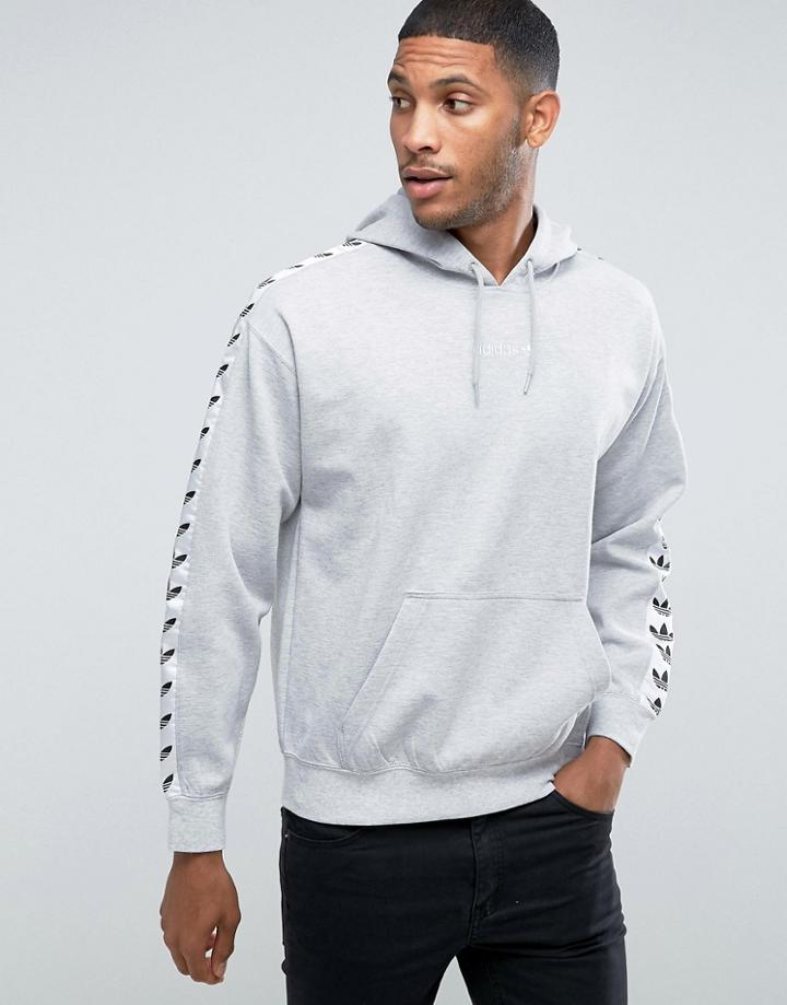 men's adidas originals trefoil tape pullover hoodie