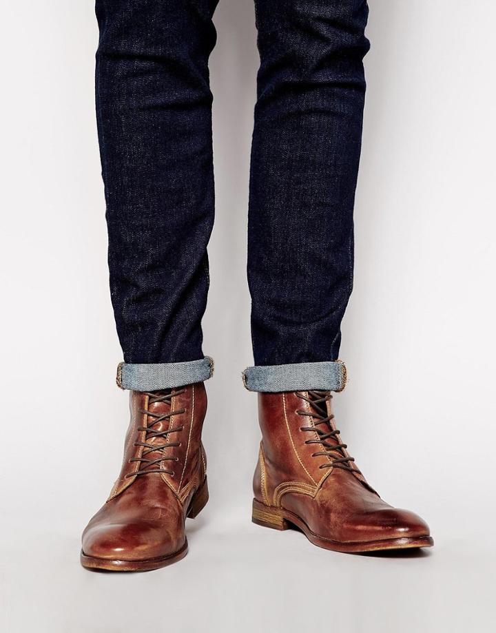 H By Hudson Swathmore Boots - Tan