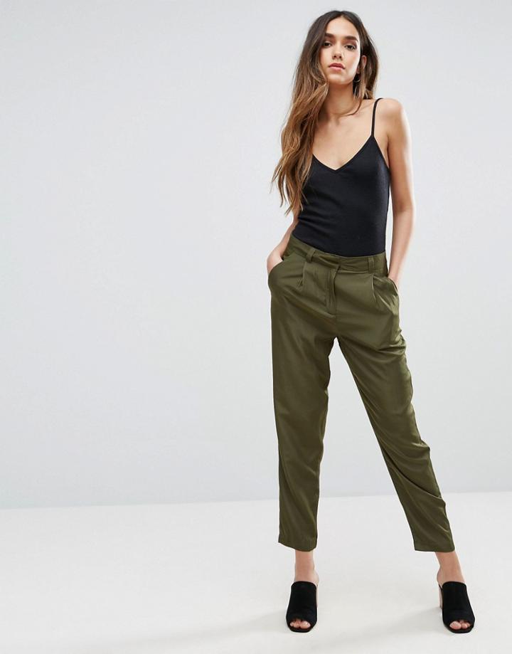 Vero Moda Peg Leg Pant - Green