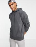 Topman Classic Hoodie In Gray-grey