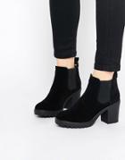 Truffle Collection Tori Platform Heeled Chelsea Boots - Black
