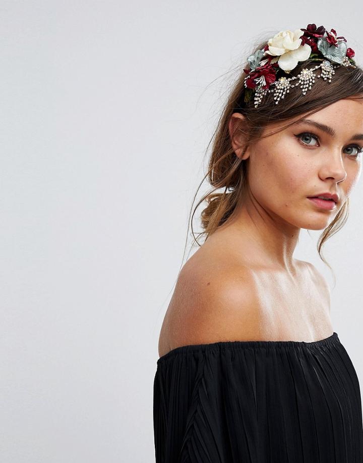Her Curious Nature Dark Bloom Back Hair Clip - Multi