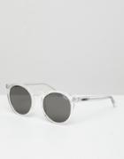 Quay Australia High Tea Round Sunglasses - White