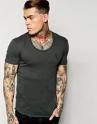 Religion T-shirt With Scoop Neck - Dark Metal
