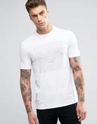 Armani Jeans T-shirt With Box Logo In White - White