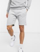 Threadbare Basic Mix And Match Shorts In Gray Heather-grey