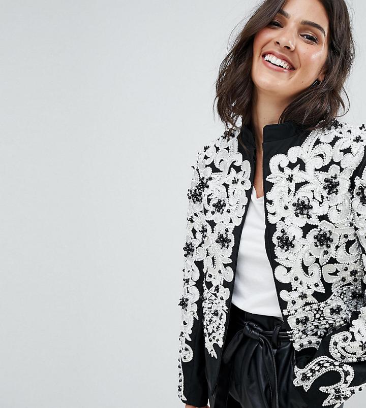 A Star Is Born Trophy Jacket With Statement Details - Multi