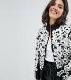 A Star Is Born Trophy Jacket With Statement Details - Multi