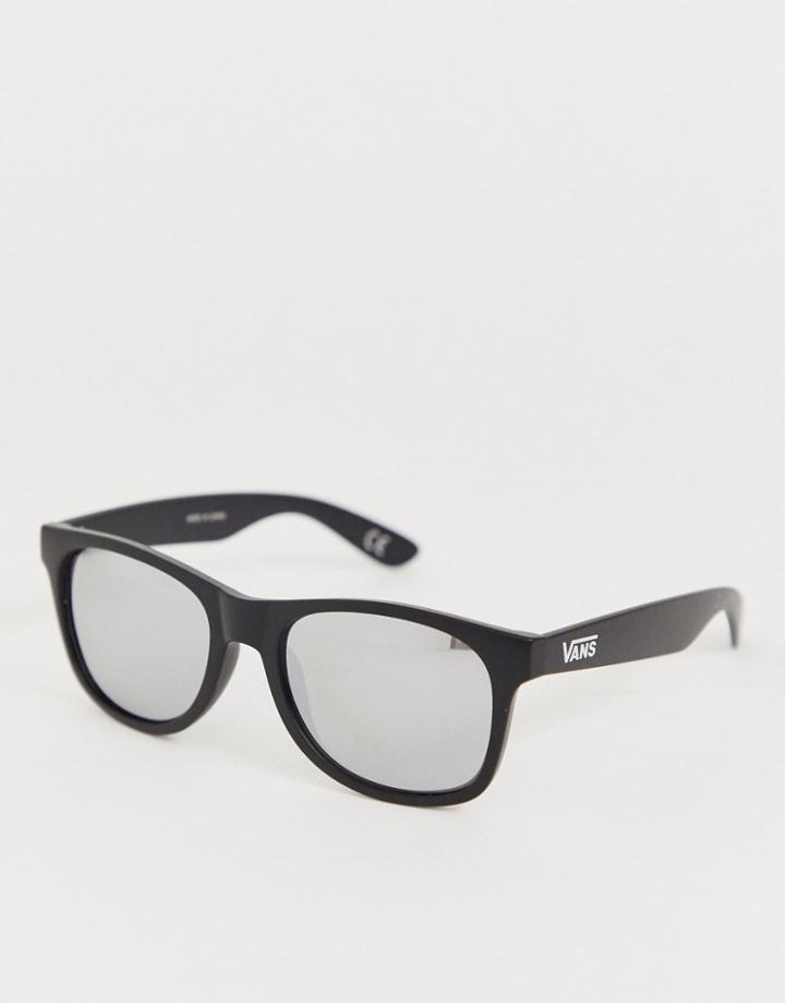Vans Spicoli 4 Sunglasses In Matte Black/silver