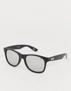 Vans Spicoli 4 Sunglasses In Matte Black/silver
