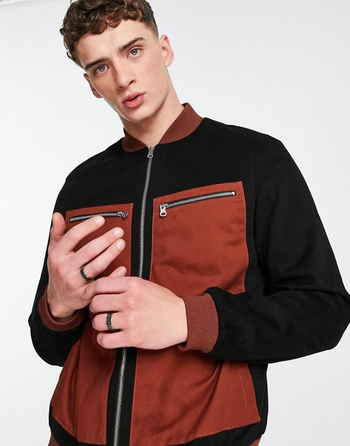 Bolongaro Trevor Jacket In Black & Brown-multi