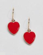 Pieces Heart Earrings - Gold