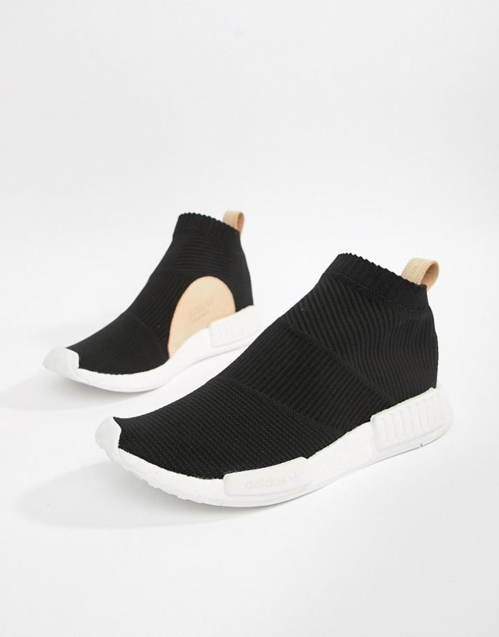 Adidas Originals Nmd Cs1 Pk Sneakers In Black Aq0948 - Black