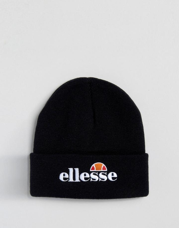 Ellesse Beanie Script Logo - Black