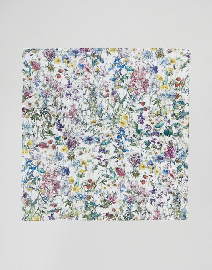 Gianni Feraud Liberty Print Floral Pocket Square - Multi