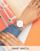 Fossil Q Sand Leather Tailor Smart Watch - Cream