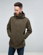 Jack & Jones Vintage Parka In Waterproof Taped Seam Fabric - Green