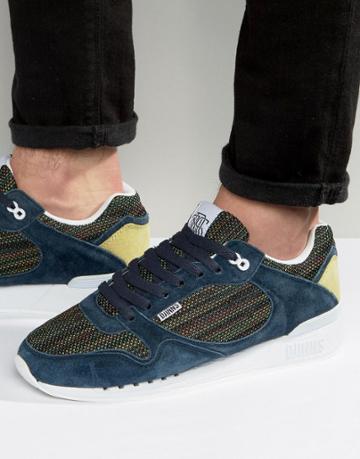 Djinns Easy Run Jamba Sneakers In Navy - Navy