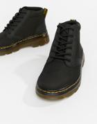 Dr Martens Bonny Ii Black Short Utility Boots