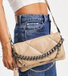 Steve Madden Bcobble Chain Handle Crossbody Bag With Shoulder Strap In Khaki-green