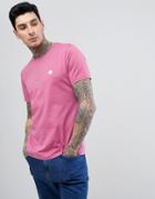 Pretty Green Logo T-shirt In Pink - Pink