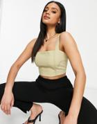 4th & Reckless Crop Top In Pistachio Green - Part Of A Set