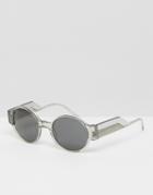 Kaibosh Untamed Round Sunglasses - Clear