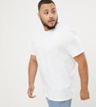 Asos Design Plus Relaxed Fit T-shirt In White - White