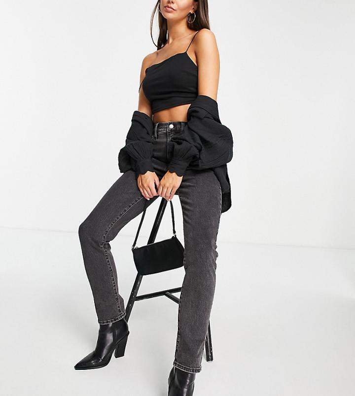 Madewell Tall Straight Leg Jean In Black