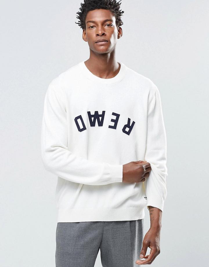 Wood Wood Yale Sweater - White