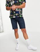 Levi's 405 Standard Straight Fit Denim Shorts In Navy