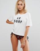 Amuse Society Le Surf Tee - White