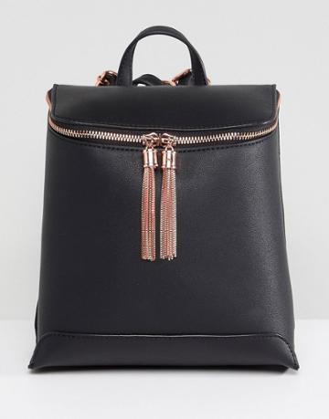 Asos Tassel Backpack - Black