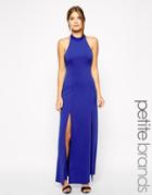 Jarlo Petite Split Detail Maxi Dress - Blue