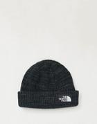 The North Face Salty Dog Beanie In Black-white