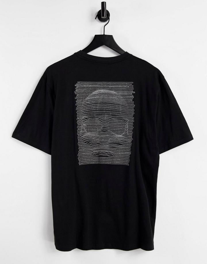 Bolongaro Trevor Emboidery Back Mock Neck T-shirt-black