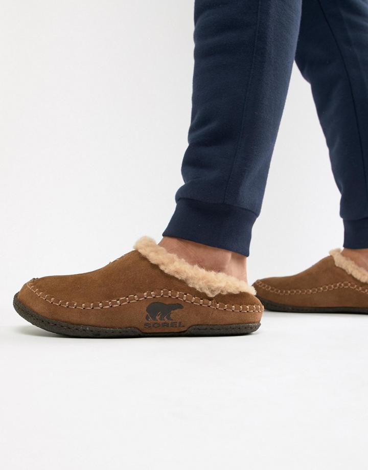 Sorel Falcon Ridge Slippers In Tan - Tan