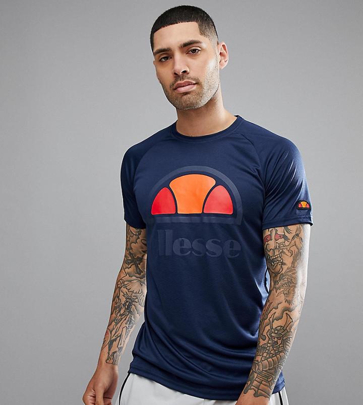 Ellesse Sport T-shirt With Logo In Navy - Navy