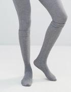 Jonathan Aston Mirage Tight With Over The Knee Sock Detail - Gray