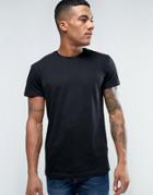 Solid T-shirt In Black - Black