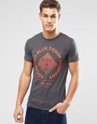 Esprit T-shirt With Print - Dark Gray